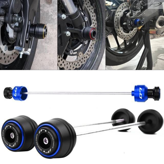 YAMAHA MT07 MT-07 2014-2023 - 25 2026 Motorcycle Front Rear Wheel Axle Crash Protector Stand Slider