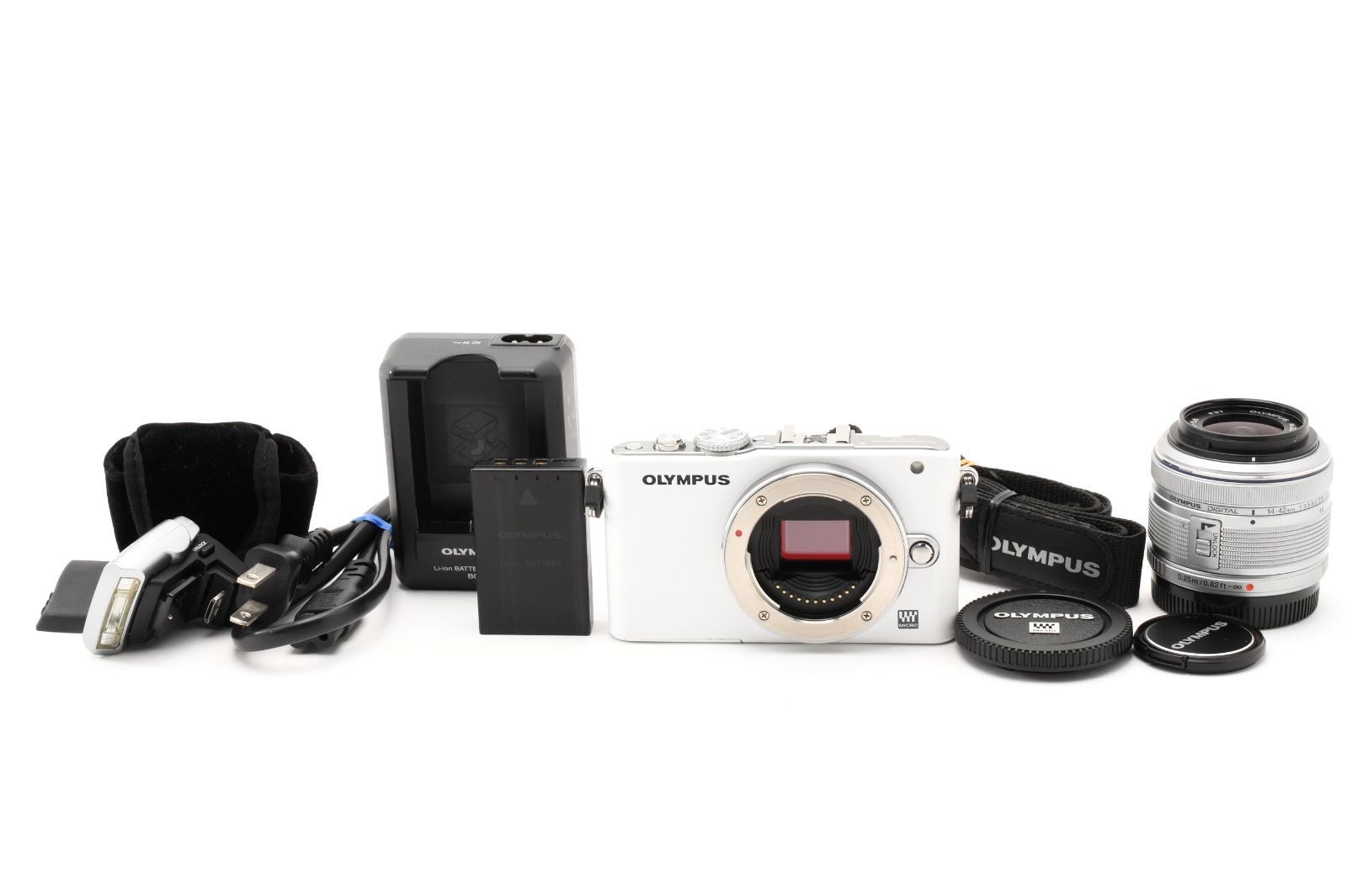 ★極上品★《ショット数1,959回》 オリンパス OLYMPUS E-PL3 ホワイト ミラーレス一眼 #0965A