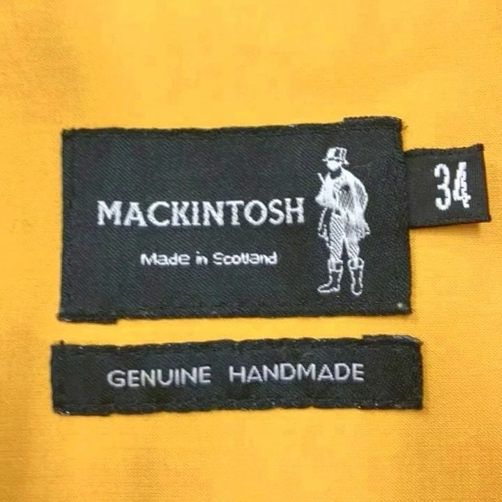 マッキントッシュ MACKINTOSH ゴム引き ステンカラーコート スプリング