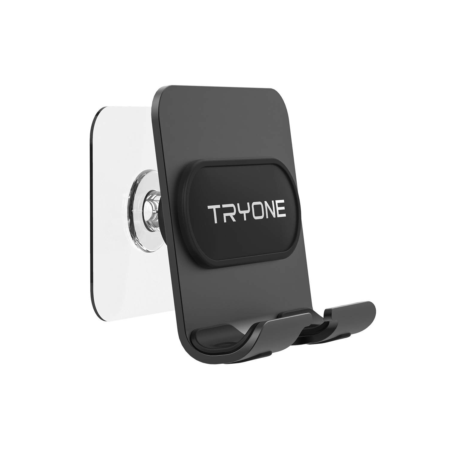 TRYONE 壁掛け スタンド スマホ スタンド 両用 タブレット スタンド 耐荷重 落下防止 貼り付けシール2枚 強力粘着 貼り付け跡なし 両手解放 1