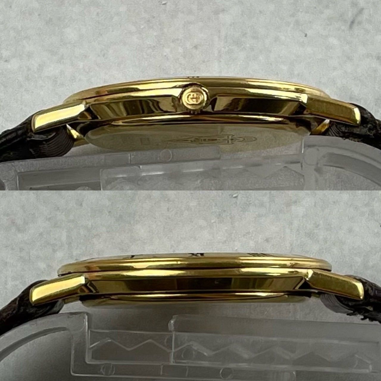 GUCCI グッチ シェリーライン 腕時計 稼働品 新品電池交換済 電池交換済】GUCCI グッチ シェリーライン 腕時計 ゴールド