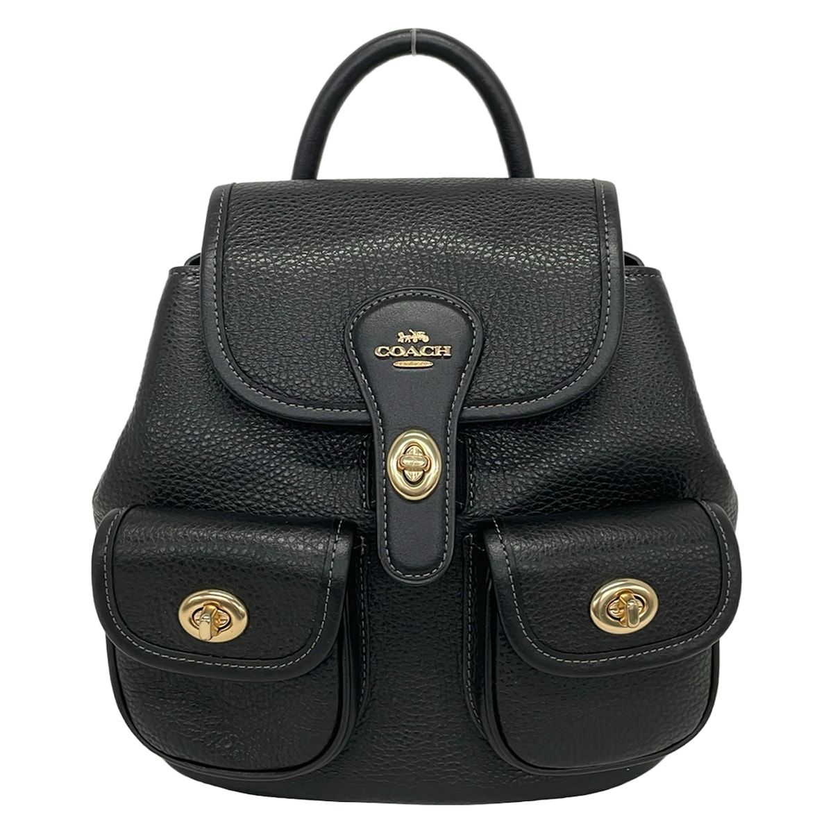 COACH(コーチ) リュックサック美品 - CBH09 黒 レザー