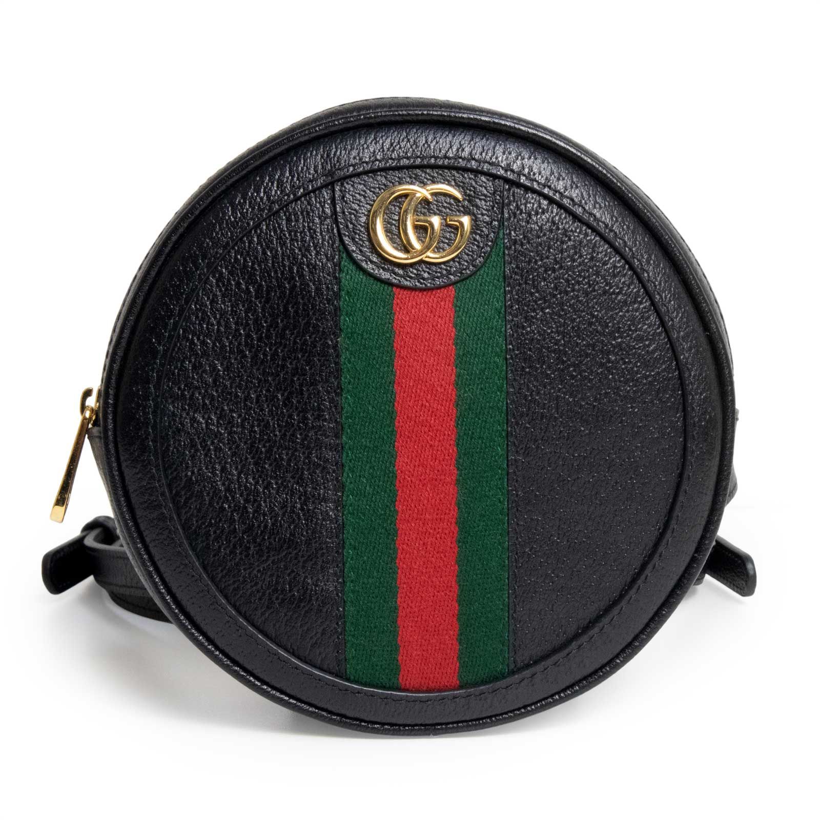 グッチ 598661 オフィディア GG ミニ バックパック レザー ブラック リュック デイパック ゴールド金具 GUCCI（未使用　展示品）