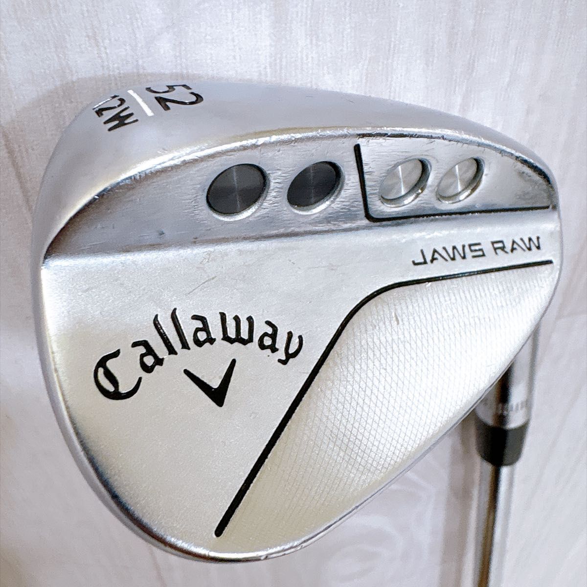 Callaway JAWS RAW キャロウェイ ジョーズ ロウ ウェッジ 52° フレックスS 右利き G-0771