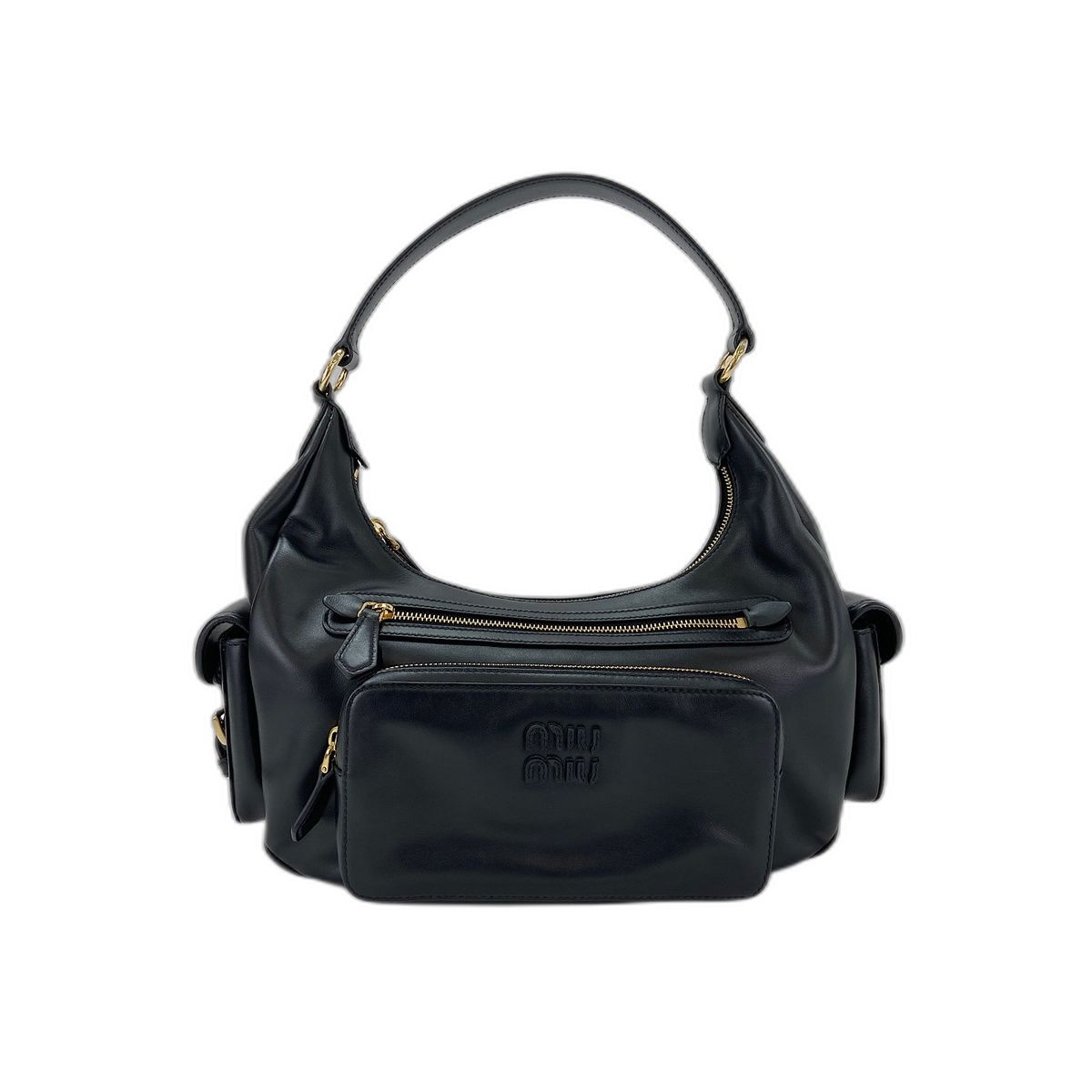 Miu Miu ミュウ ミュウ ショルダーバッグ ポケット【中古】