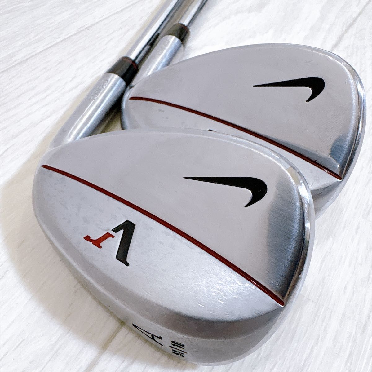 良品 NIKE Vr FORGED ナイキ ヴィクトリーレッド ウェッジ 2本セット AW SW 右利き G-0777