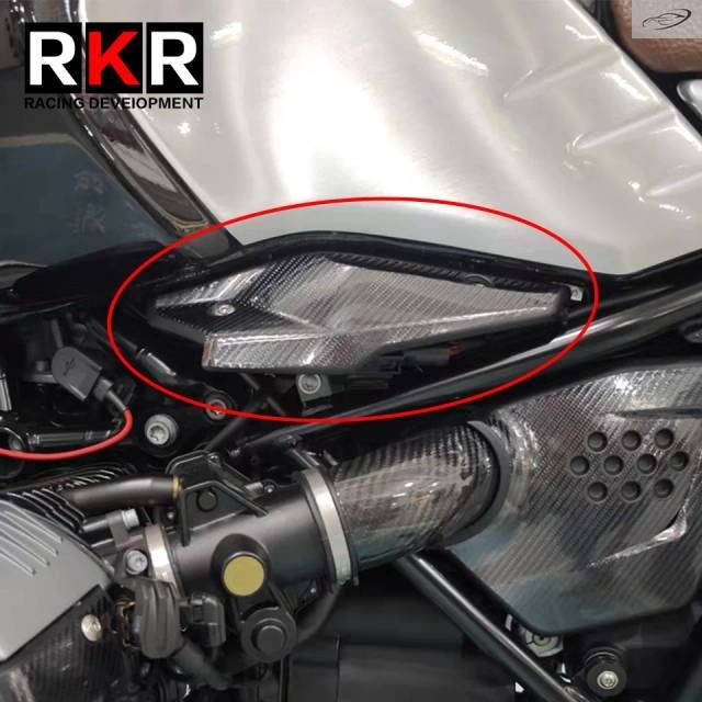Carbon Fiber Throttle Assembly Cover Guard Trim Fairing BMW Scrambler R9T Pure Racer Urban RnineT G/S Ninet /5