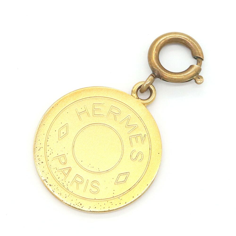 エルメス ペンダントトップ セリエ ゴールド メタル