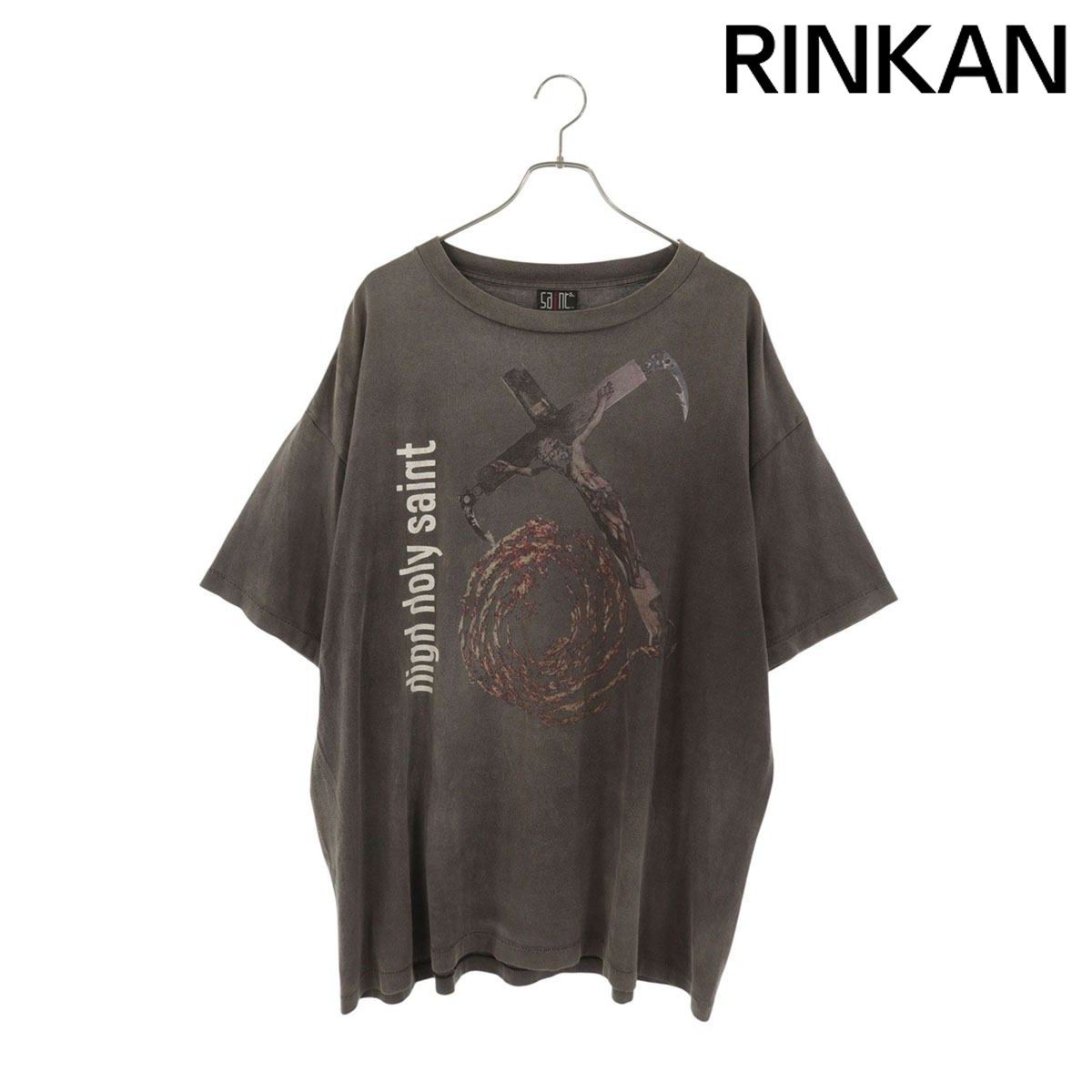 セントマイケル SM-S22-0000-009 アンカーープリントヴィンテージ加工Tシャツ メンズ XXL