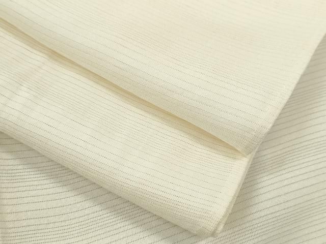 平和屋着物＊夏物　長襦袢　変わり絽　生成り色　正絹　逸品　CABJ2528ze