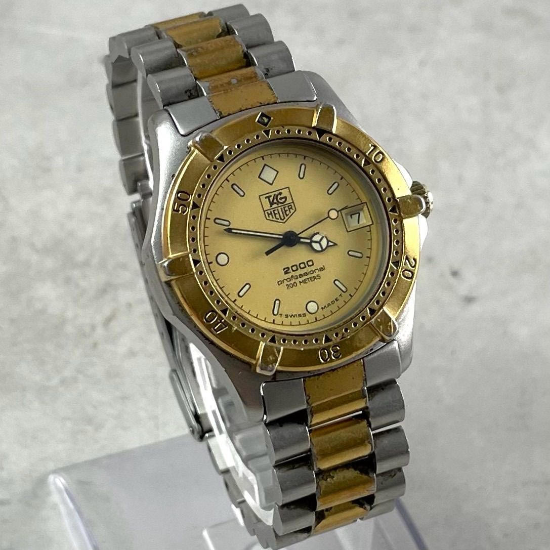 【電池交換済】TAG HEUER タグホイヤー 2000 プロフェッショナル コンビ 964.013