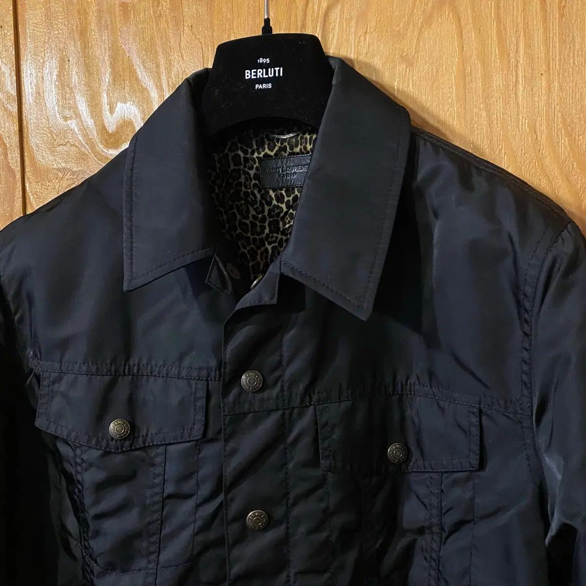 サンローラン 22 S/S ナイロン トラッカー ジャケット 695181Y245W