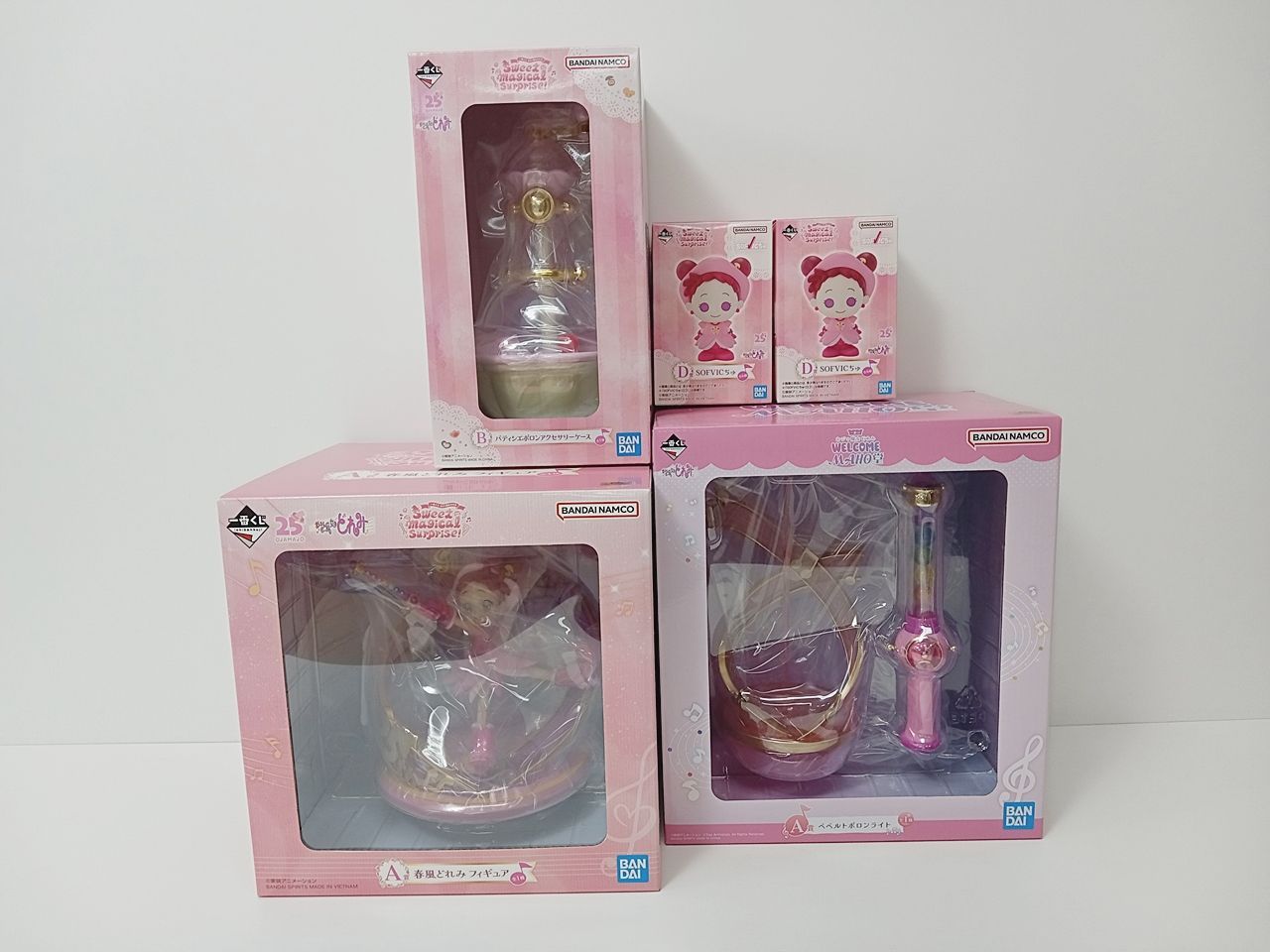 一番くじ おジャ魔女どれみ A賞 春風どれみ B賞 パティシエポロン A賞 ペペルトポロンライト D賞 SOFVICちゅ まとめ売り 中古 [MD-8359]