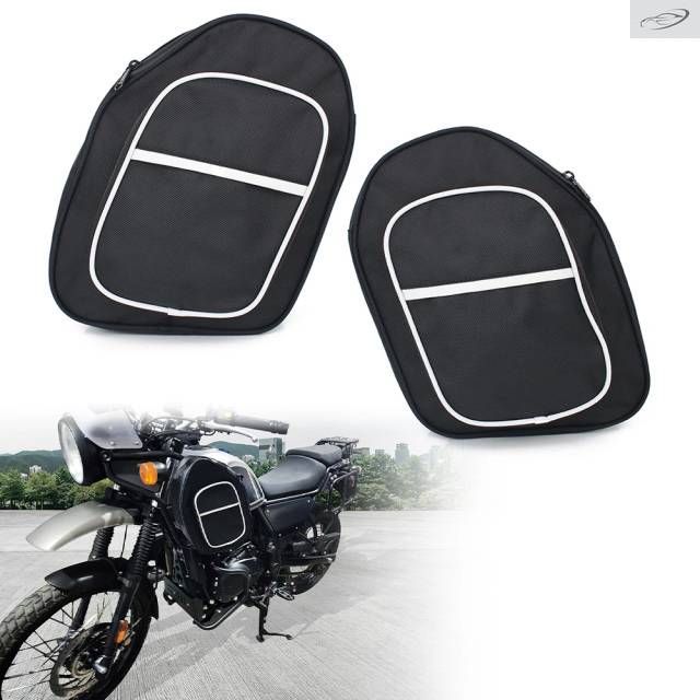 Motorcycle ROYAL ENFIELD HIMALAYAN 411 2018-2023 Side Bag Top Frame Canvas ge Bags Front Top Frame