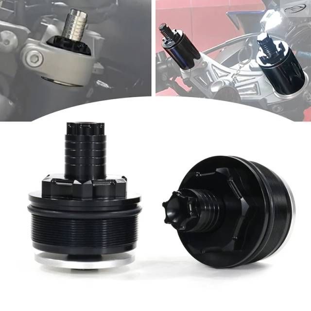 Preload k Cap 49mm k Bolk Aftermarket Harley FXDB FXDL FXDF FXDWG FXDC FXD 2006-2017 FXCW FXDWC FXSB