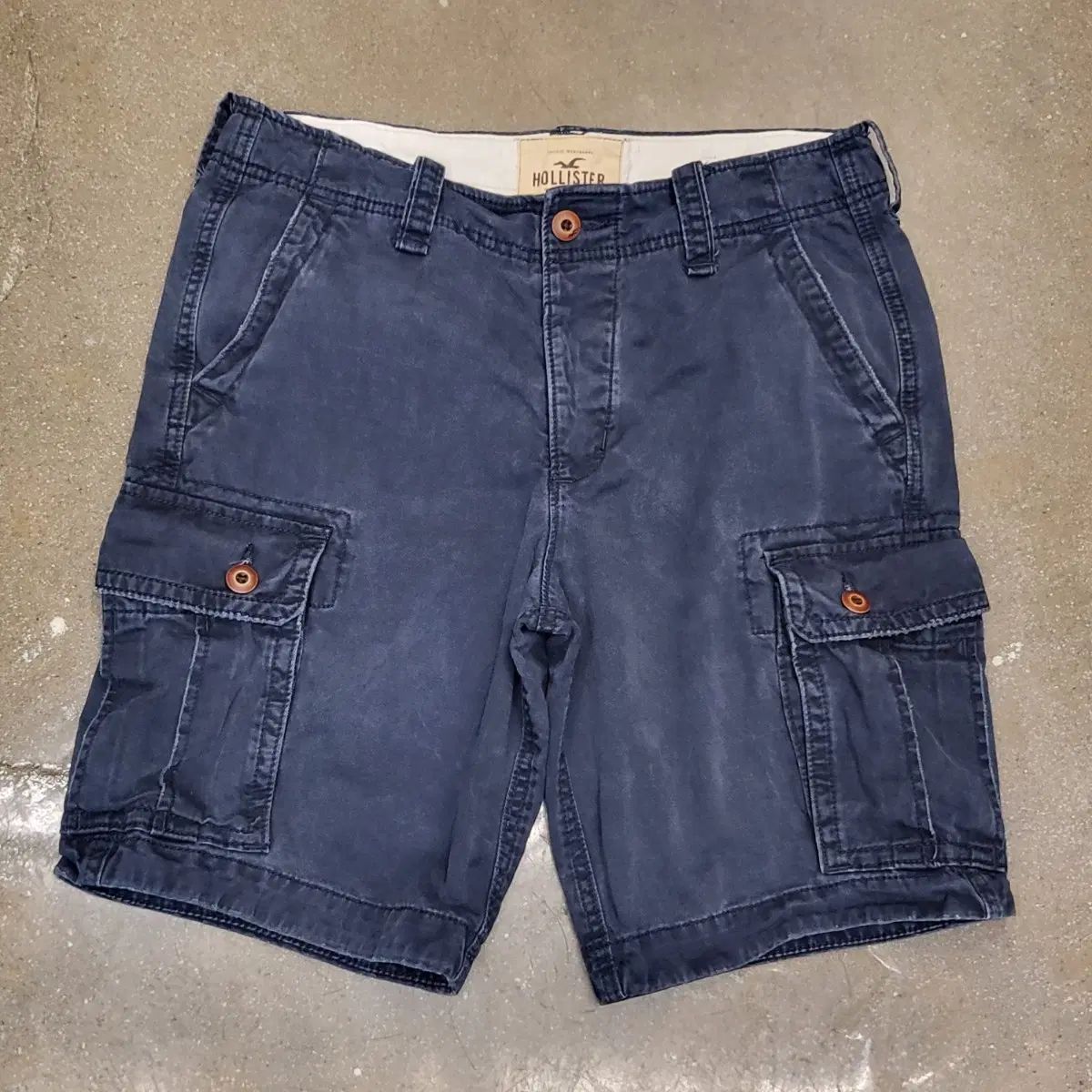 アメリカンヴィンテージ Hollister ホリスター カーゴ ハーフパンツ ネイビー 7,229円