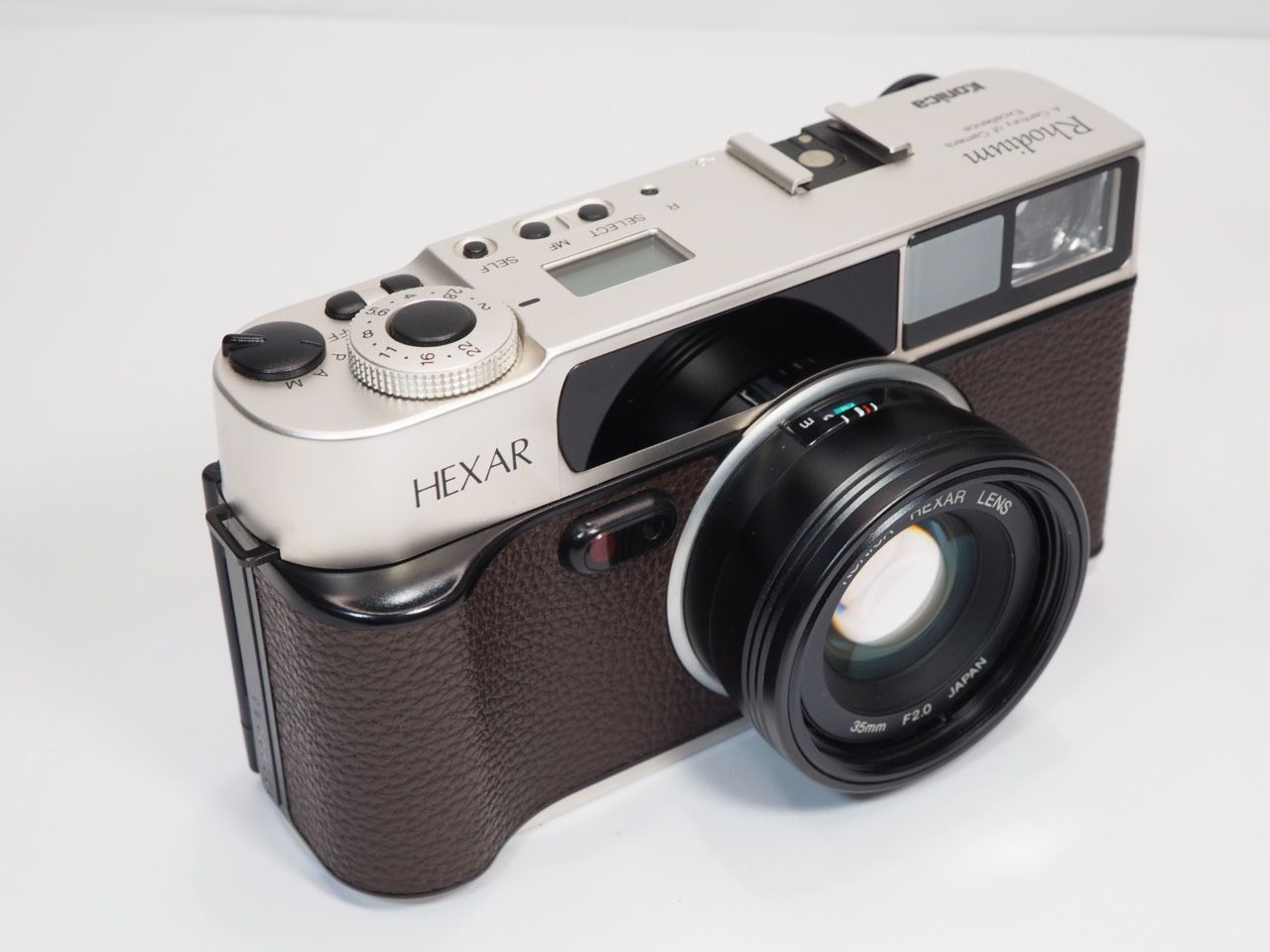 送料無料 美品 限定モデル Konica HEXAR Rhodium ヘキサー ロジウム