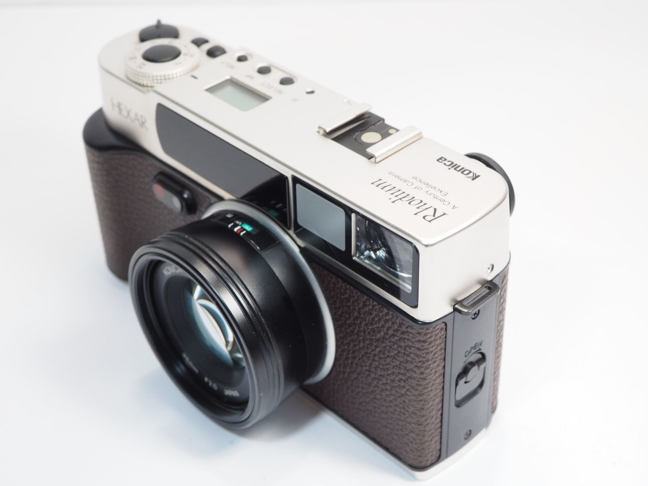 送料無料 美品 限定モデル Konica HEXAR Rhodium ヘキサー ロジウム