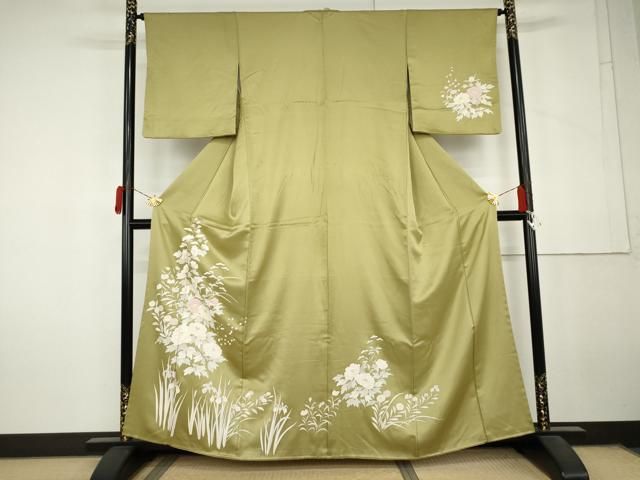 平和屋着物●訪問着　草花文　金彩　正絹　逸品　AABL7646cs 29,250円