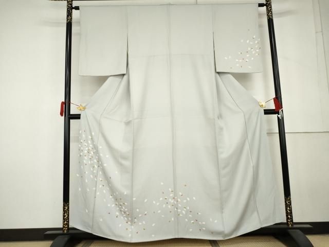 平和屋着物●訪問着　舞桜文　正絹　逸品　AABL7665cs 25,012円