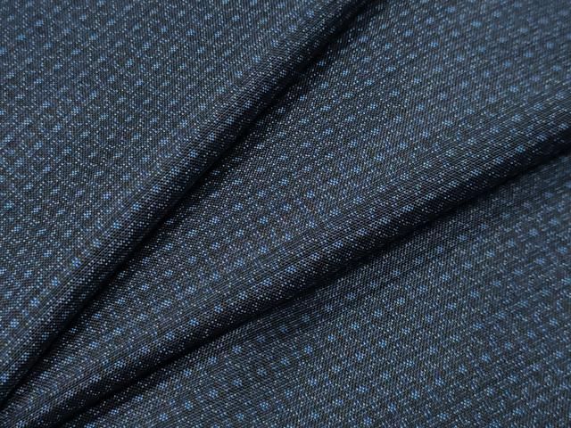 平和屋着物●男性　本場大島紬　80亀甲　総詰め　正絹　逸品　CABK2192gh