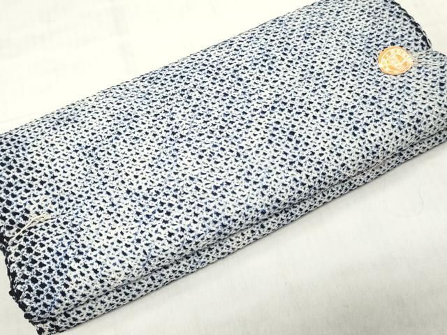 平和屋着物＊夏物　有松鳴海絞　浴衣　反物　着尺　蜘蛛絞り　湯のし前　綿　逸品　未使用　DABH3836zy