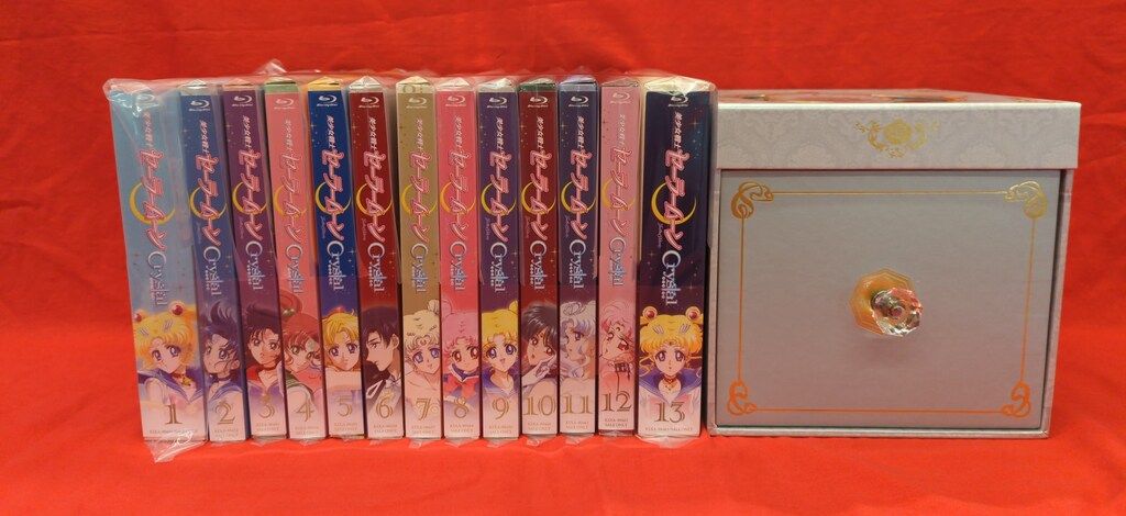 キングレコード アニメBlu-ray 武内直子 【BOX付き初回限定+豪華版】美少女戦士セーラームーンCrystal 全13巻セッ セット
