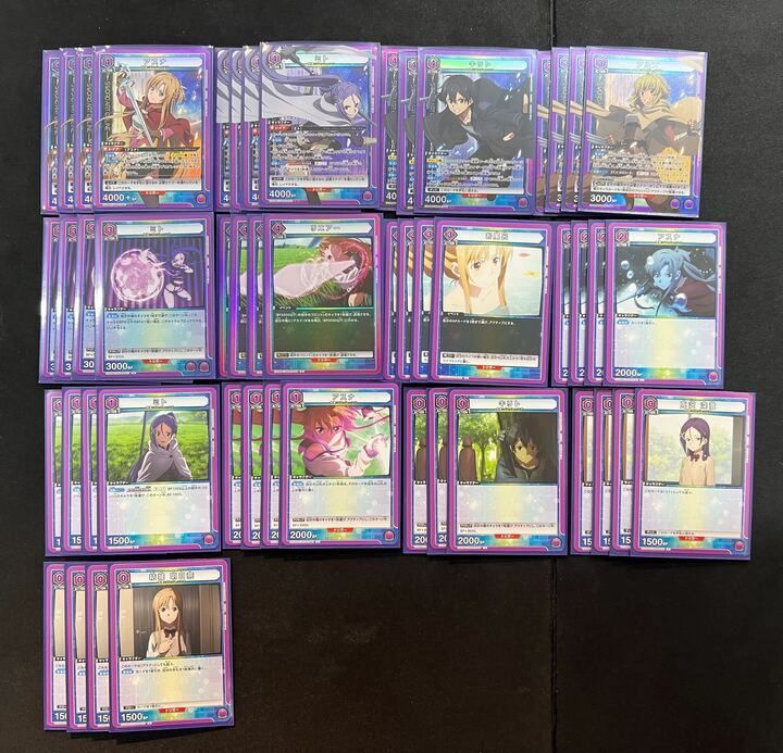 デッキ】SAO 紫 プログレッシブ【UNIONARENA】 ユニアリ ユニオン