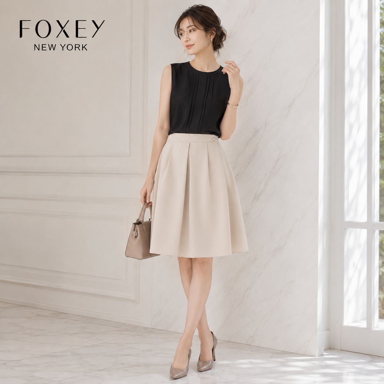 未使用に近い / ふんわり美ラインをキープ】FOXEY NEW YORK 