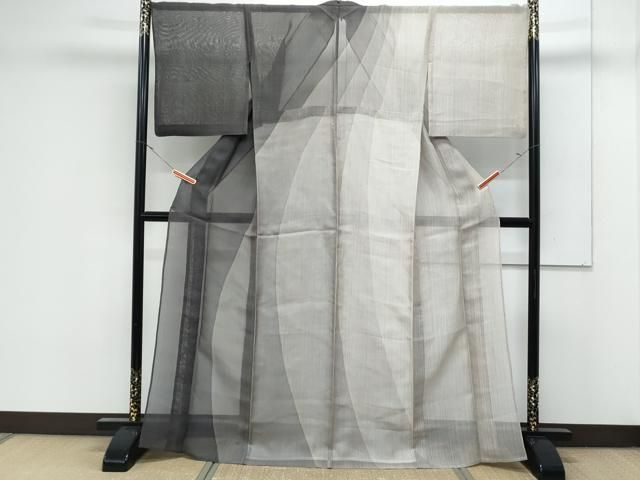 平和屋着物＊夏物　訪問着　紗紬　吉祥文　正絹　逸品　CABK0580th