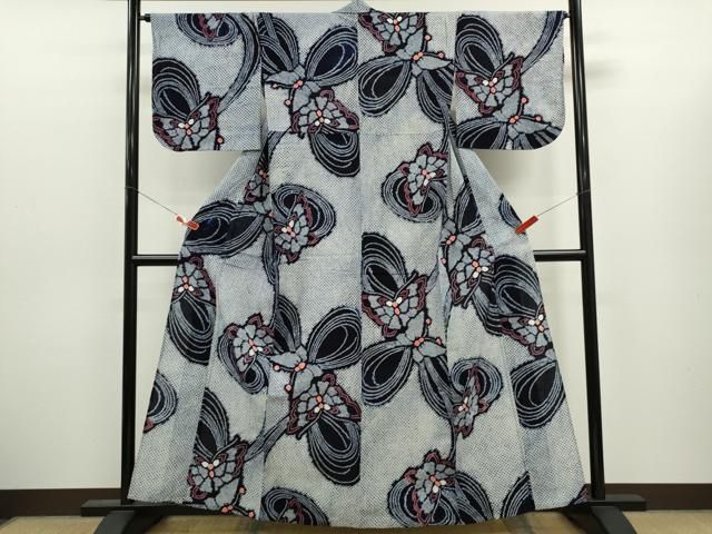 平和屋着物∴夏物　浴衣　有松鳴海絞り　舞蝶文　綿　逸品　未使用　CABJ2704ze 25,012円