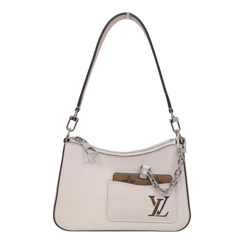 LOUIS VUITTON ルイヴィトン マレリーニ M20999 クオーツホワイト エピ・グレインカウハイドレザー ハンドバッグ 【中古】 12607K383