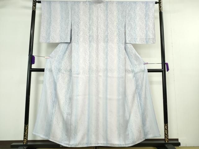 平和屋着物＊極上　夏物　BANKANわものや　小紋　唐草紋紗　暈し染め　たとう紙付き　逸品　未使用　DZAB8217kh6