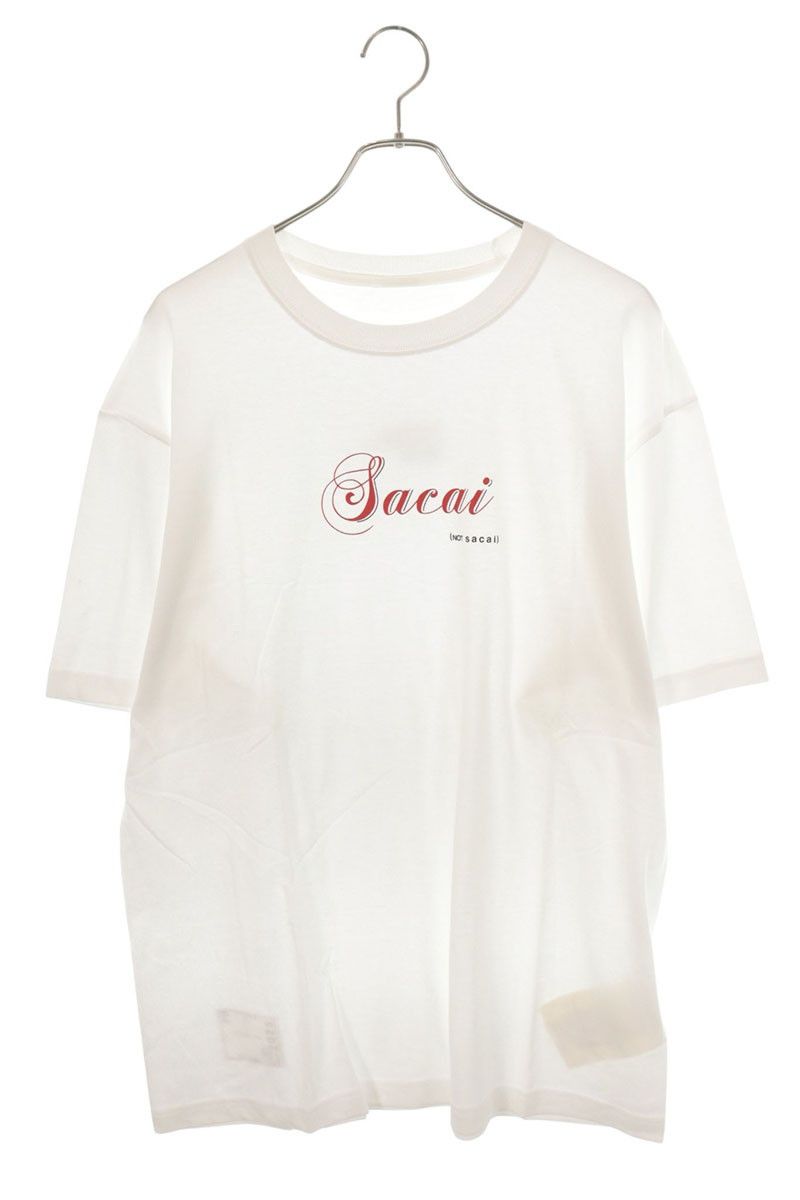 サカイ ×フラグメントデザイン fragment design 19-02025M ダブルネームロゴプリントTシャツ メンズ 3