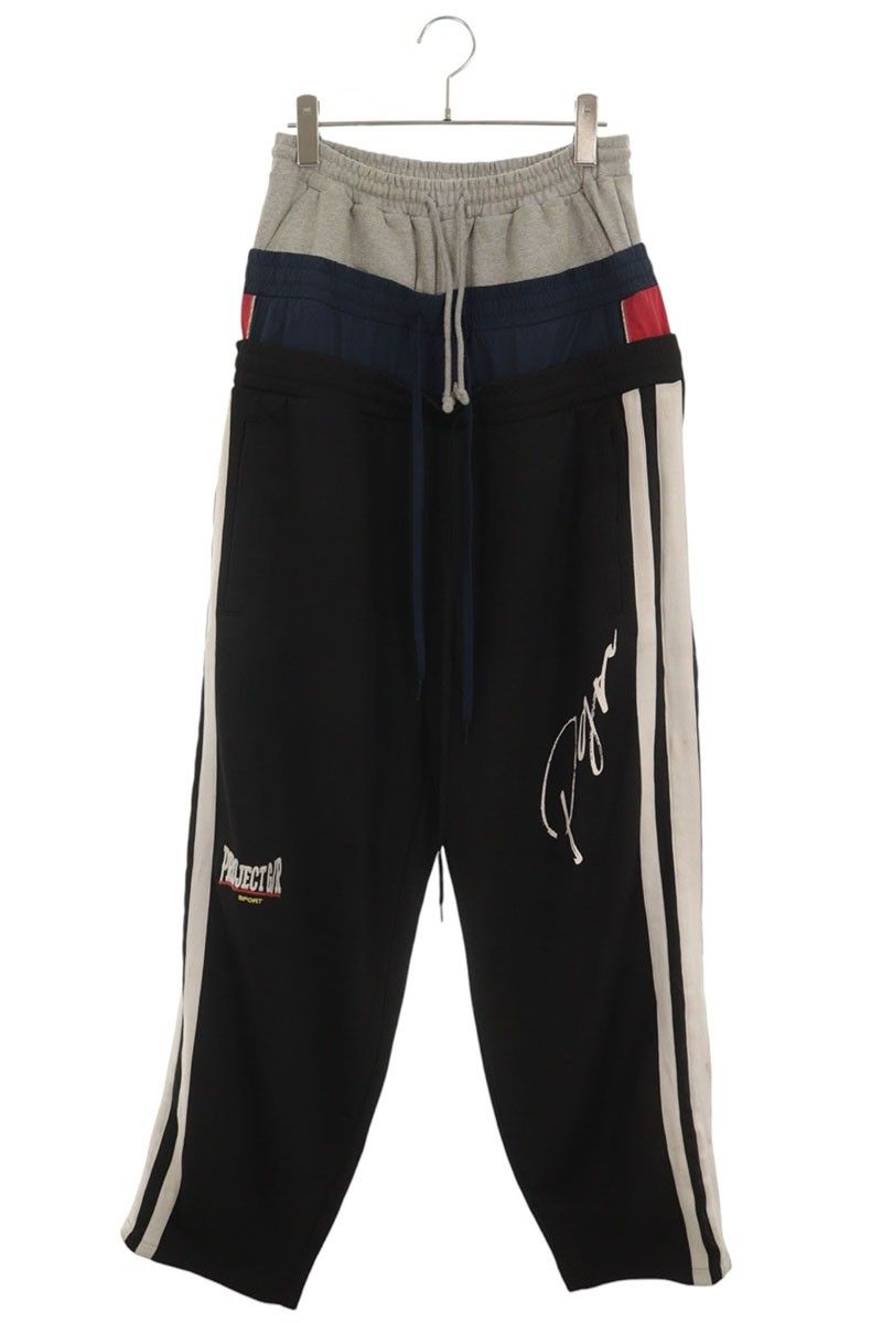 プロジェクトジーアール 3 LAYERED SWEAT PANTS スリーレイヤードスウェットサイドラインロングパンツ メンズ 1