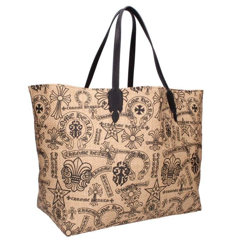 クロムハーツ BEACHES BAG レザー切替ビーチトートバッグ メンズ