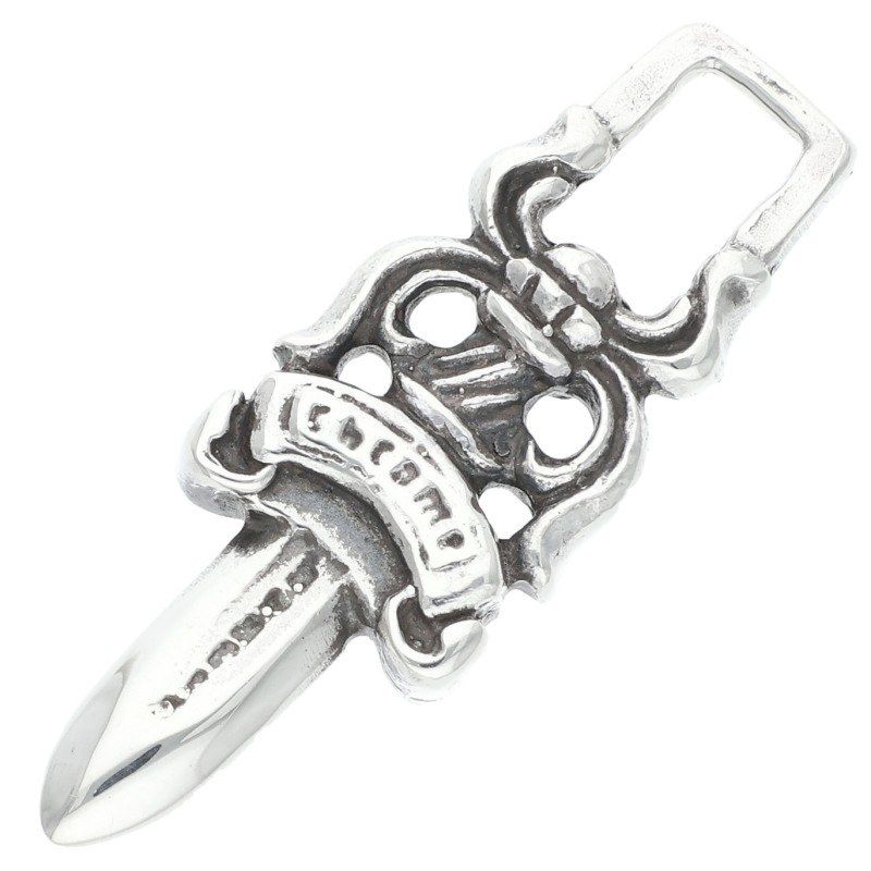 クロムハーツ #5DAGGER ZIP1/#5ダガーチャーム シルバーネックレストップ メンズ