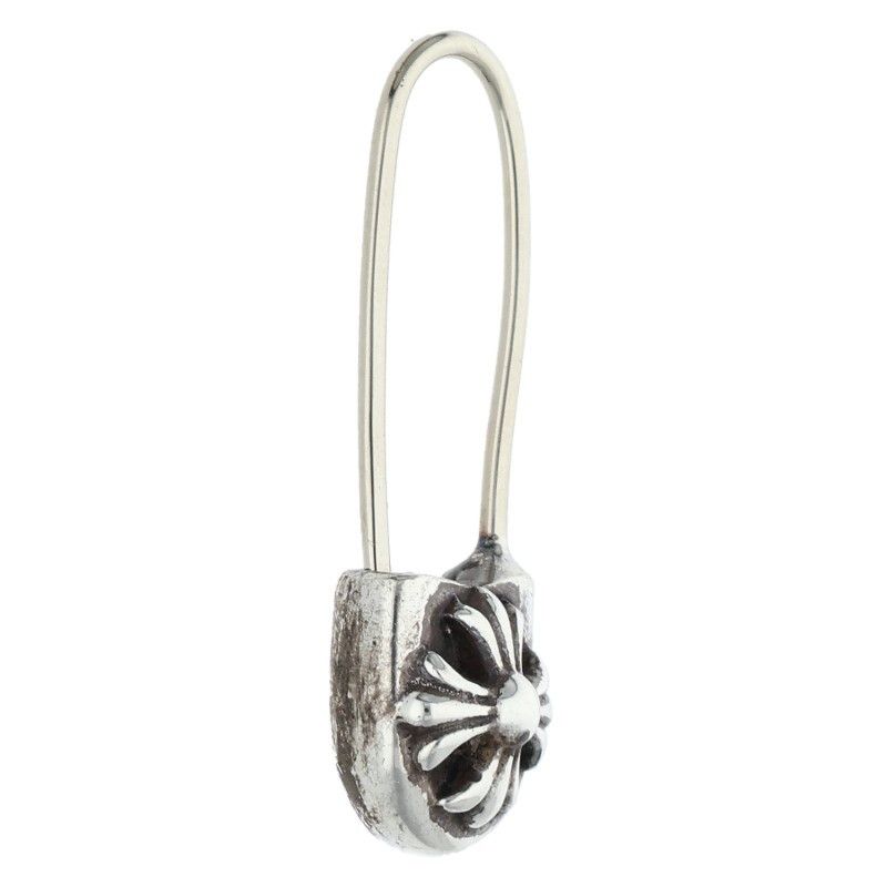 クロムハーツ ER SAFETY PIN/セーフティピン シルバーピアス メンズ