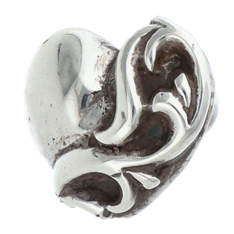 クロムハーツ STUD HEART/ハートスタッド シルバーピアス メンズ 60,011円