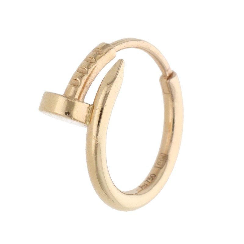 カルティエ JUSTE UN CLOU SINGLE EARRING K18PG シングルピアス メンズ