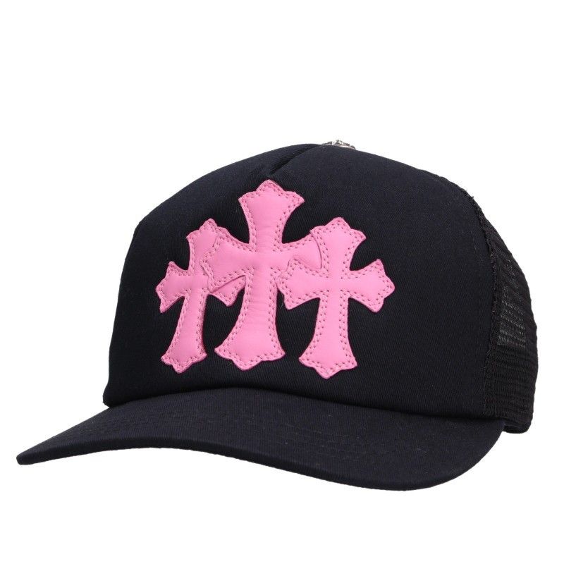 クロムハーツ TRUCKER CAP/トラッカーキャップ 3セメタリークロスパッチ付きメッシュ帽子 メンズ