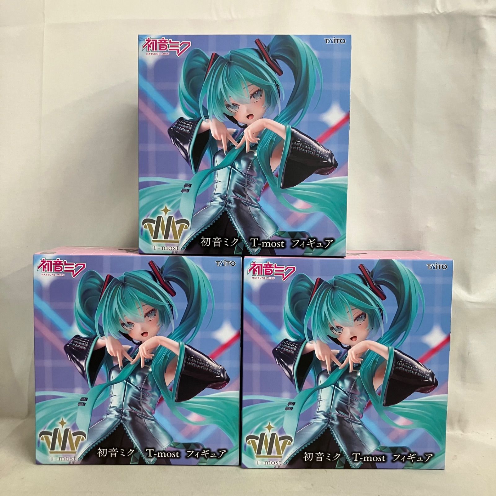 初音ミク T-most 未開封 初音ミク T-most 初音ミク フィギュア 3個セット SF8554 c107