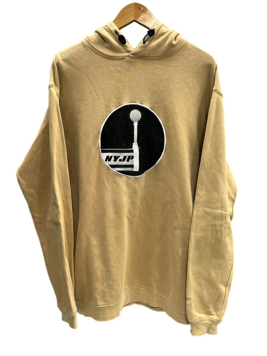 サブウェア SUBWARE × HECTIC ヘクティク NYJP Hoodie フーディ 裏原 茶 パーカ ベージュ Lサイズ 101MT-6670