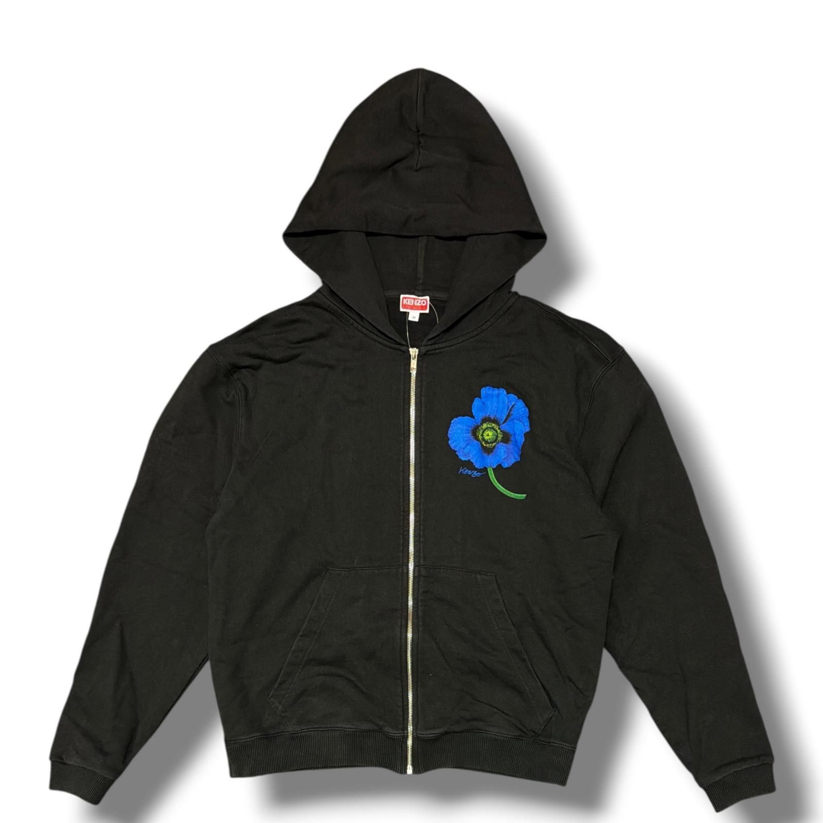 KENZO 22AW OPPY by Nigo Zip Jacket スウェットジップパーカー ケンゾー FC65SW4244MF ブラック M （20207M）