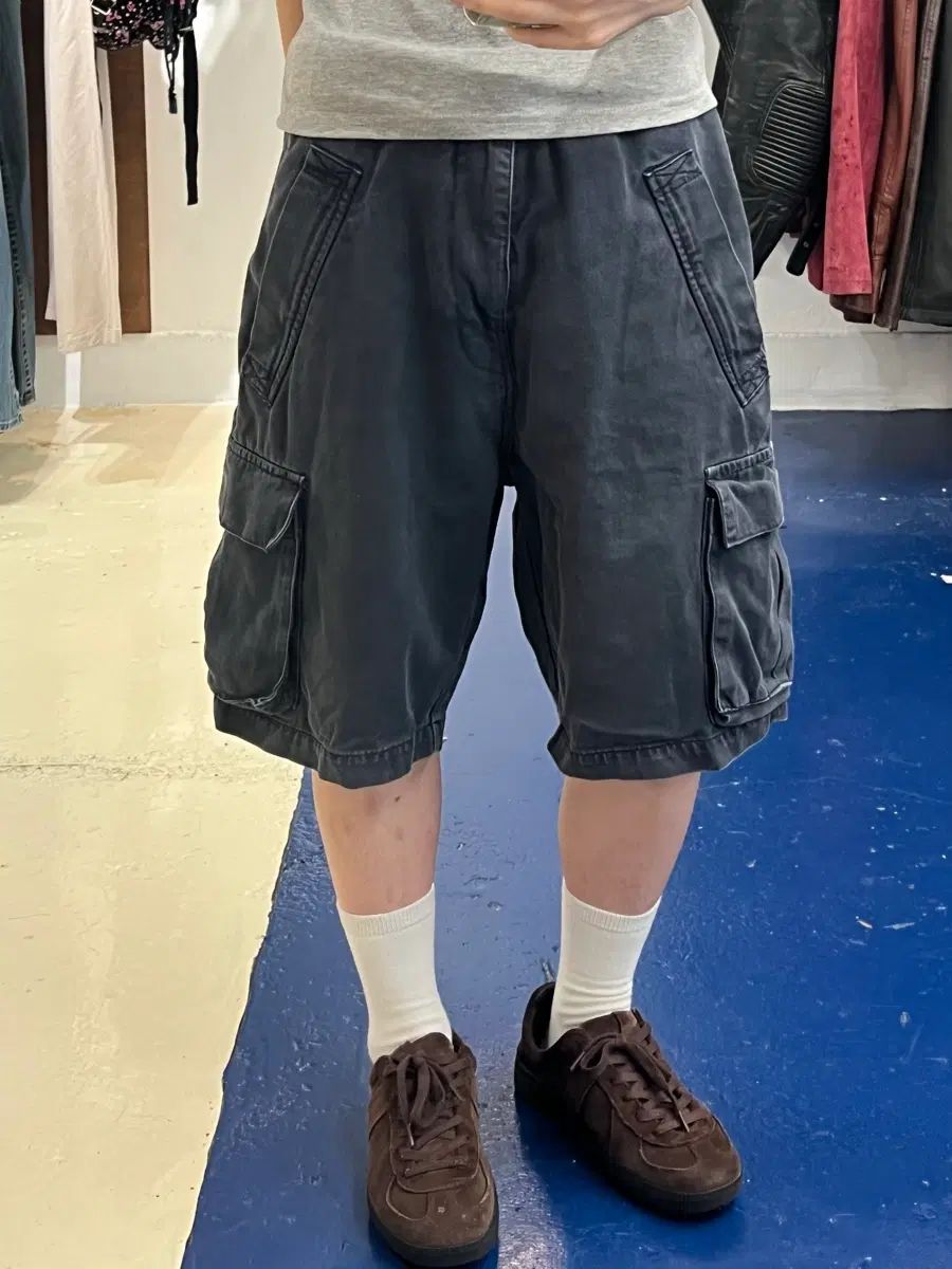 1990s STUSSY ステューシー カーゴ ハーフパンツ