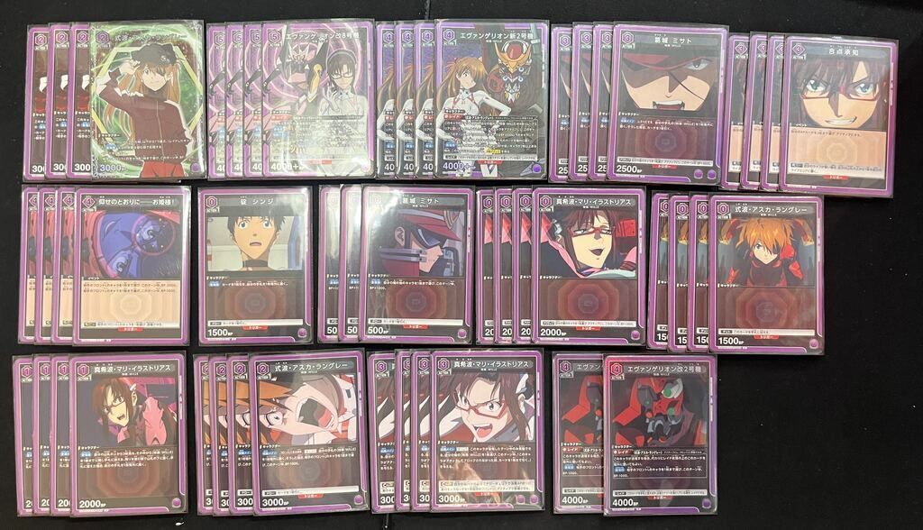 【デッキ】新劇場版エヴァンゲリオン 紫 WILLE【UNIONARENA】※一部パラ、ST4枚 ユニアリ