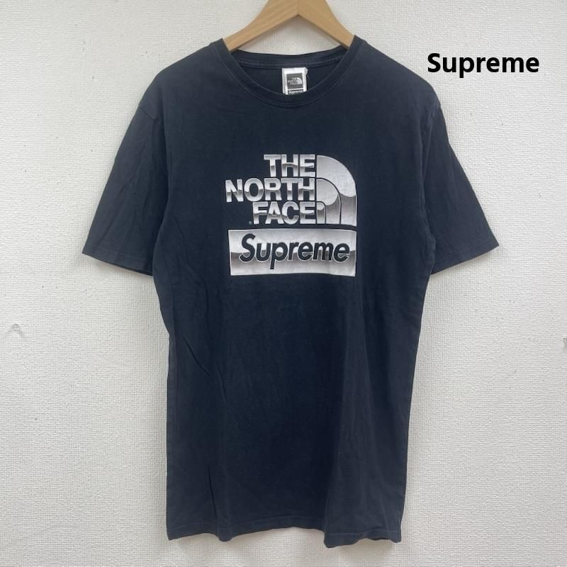シュプリーム 18ss THE NORTH FACE コラボ Metallic Logo T-Shirt メタリック ロゴ Tシャツ メンズ S ISItems【USED】【古着】【中古】50164993