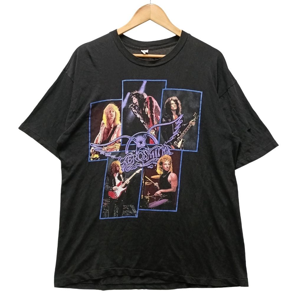 ヴィンテージ エアロスミス バンド PUMP 半袖Tシャツ ブラック サイズ