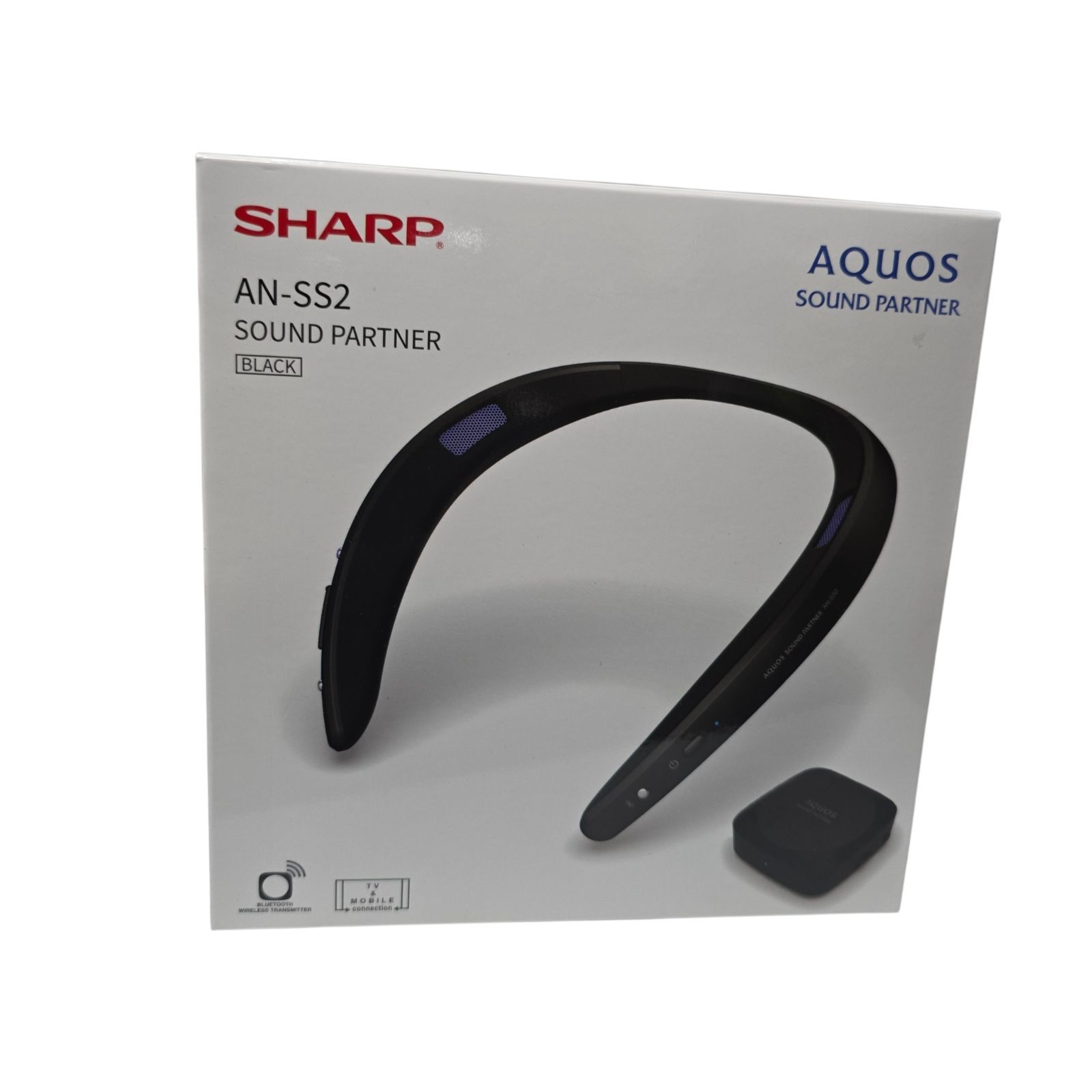 開封品 SHARP AN-SS2 ネックスピーカー ブラック - メルカリ