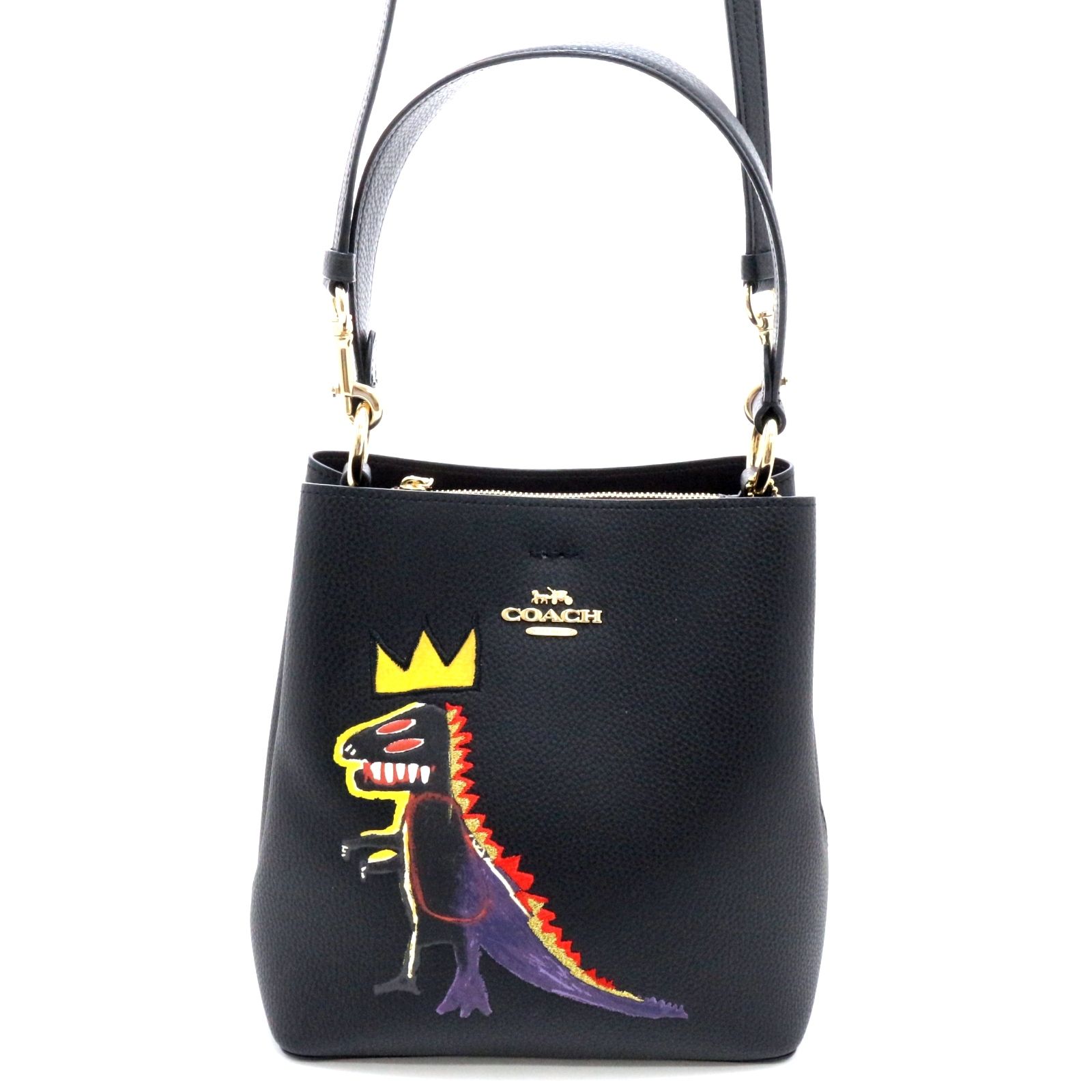 COACH コーチ レキシー 2WAYバッグ C6073 ショルダーバッグ レザー ブラック レディース【中古】473